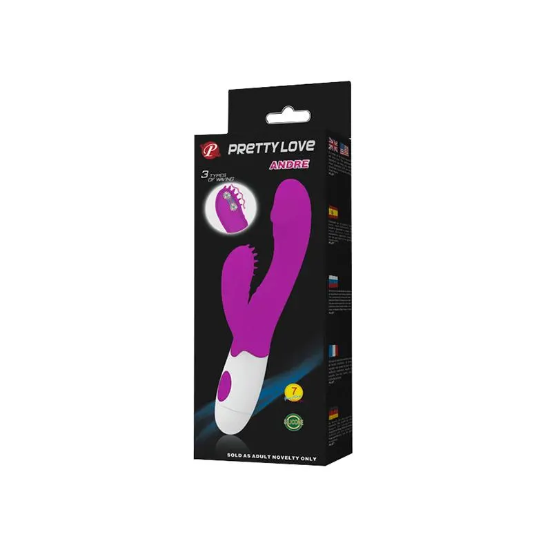 Vibrador Andre Color Púrpura · PRETTYLOVE · Vibradores — Foto 8