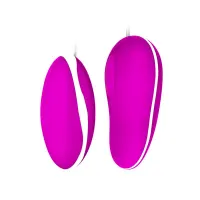 Huevo Vibrador Avery Color Rosa y Blanco · PRETTYLOVE · Huevos y Balas Vibradoras
