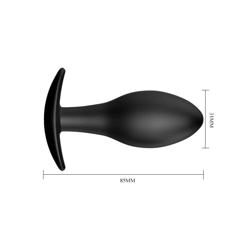 Plug Anal Ancla Negro · PRETTYLOVE · Anal — Foto 5