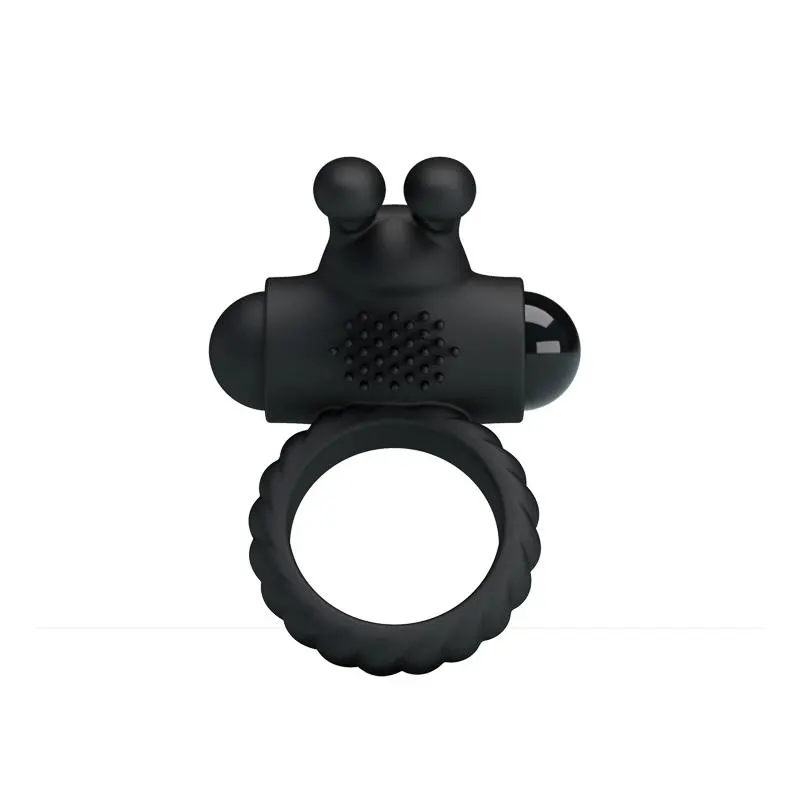 Anillo Vibrador Eudora Color Negro · PRETTYLOVE · Anillos para el Pene — photo 2