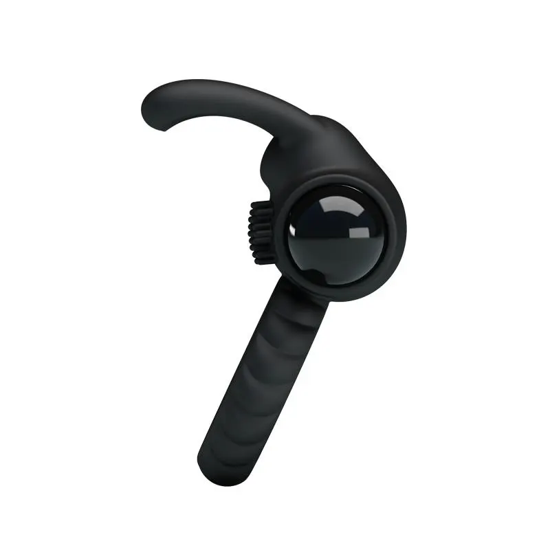 Anillo Vibrador Eudora Color Negro · PRETTYLOVE · Anillos para el Pene — photo 4