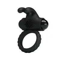 Anillo Vibrador Eudora Color Negro · PRETTYLOVE · Anillos para el Pene