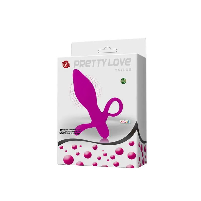 Plug Anal con Vibración Taylor Color Púrpura · PRETTYLOVE · Anal — Foto 8