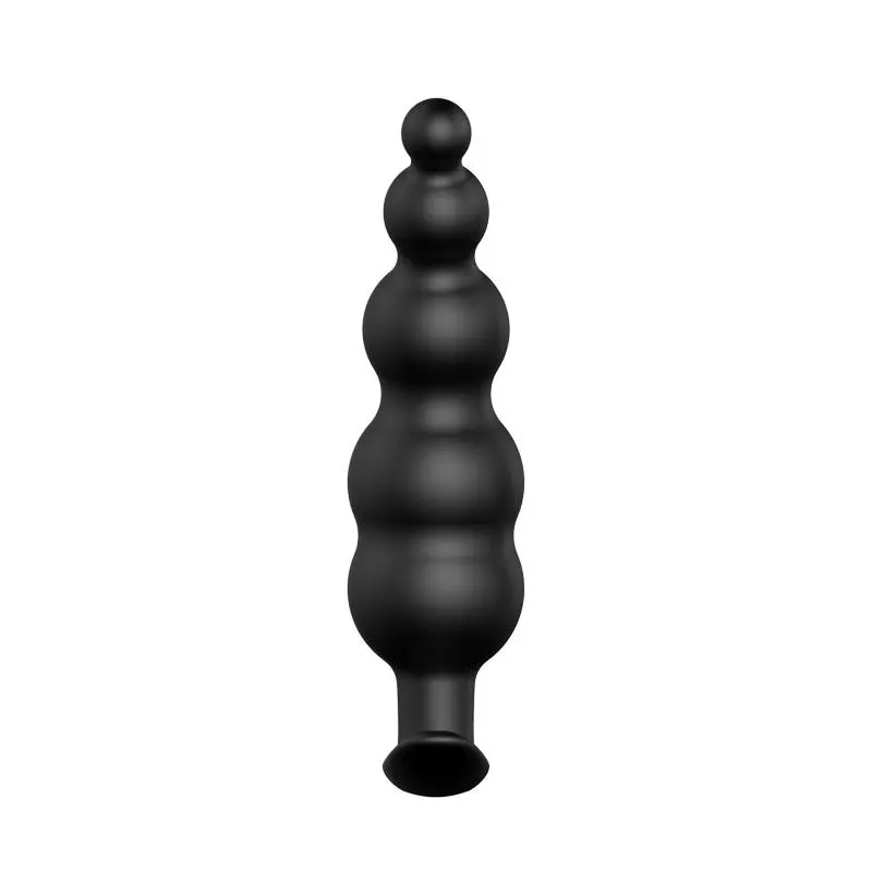 Plug Anal Burbujas Silicona Negro · PRETTYLOVE · Estimuladores de Clítoris — Foto 2