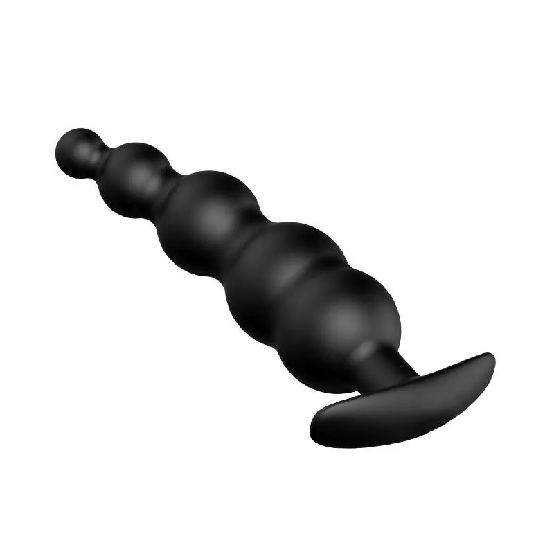 Plug Anal Burbujas Silicona Negro · PRETTYLOVE · Estimuladores de Clítoris — Foto 3