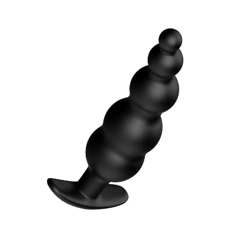 Plug Anal Burbujas Silicona Negro · PRETTYLOVE · Estimuladores de Clítoris — Foto 4