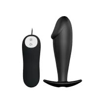 Plug Anal Negro con Mando · PRETTYLOVE · Anal