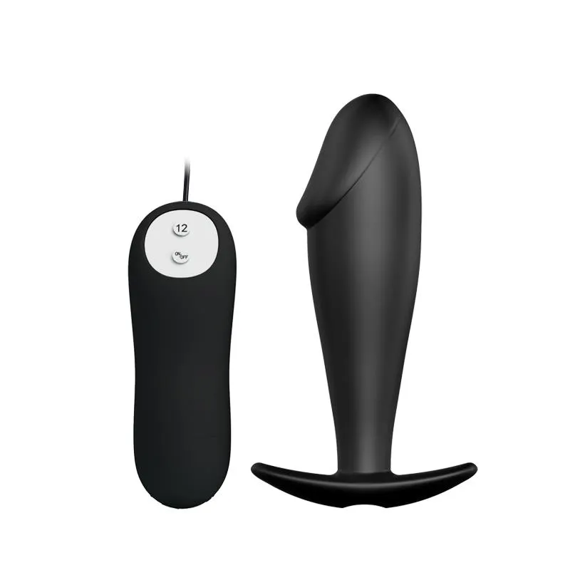 Plug Anal Negro con Mando · PRETTYLOVE · Anal