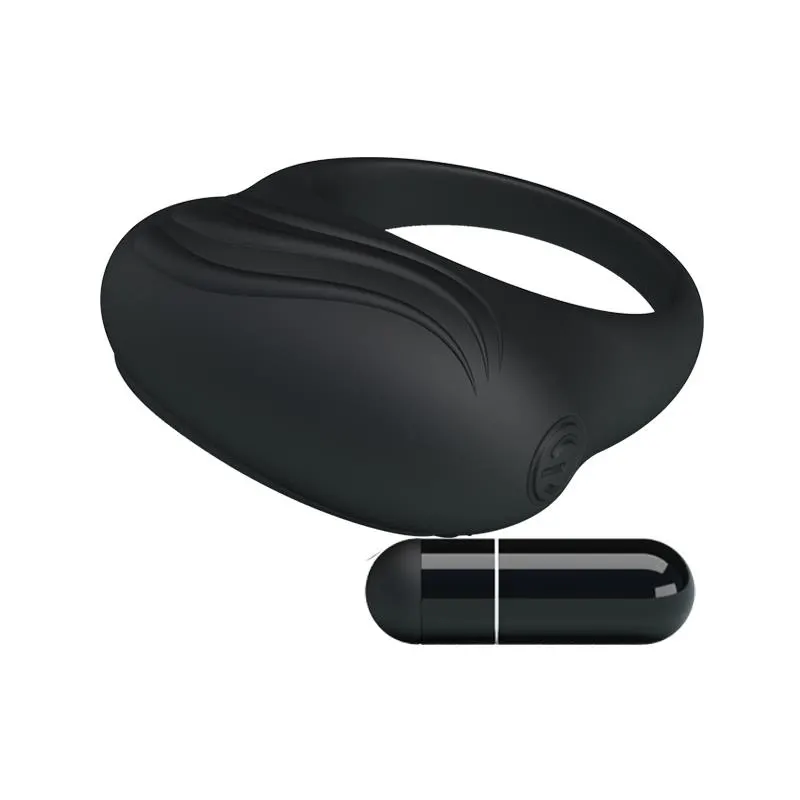 Anillo Vibrador Bertram Color Negro · PRETTYLOVE · Accesorios y Sets — Foto 4