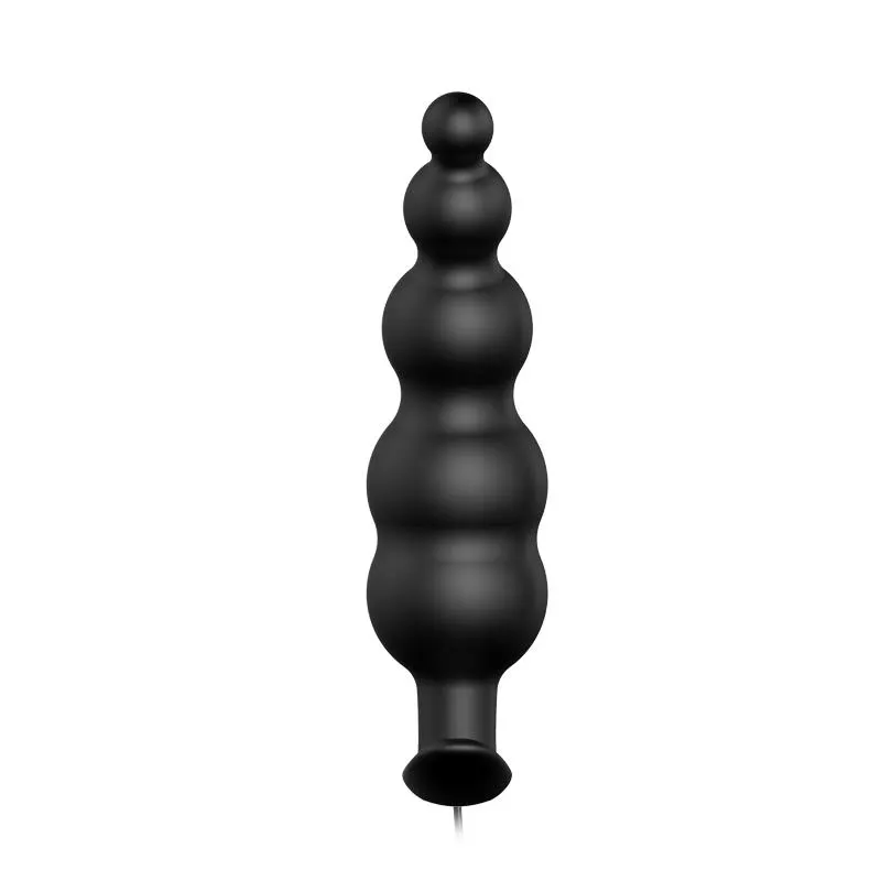 Vibrador Anal Burbujas Negro con Control Remo cl70 · PRETTYLOVE · Anal — Foto 2