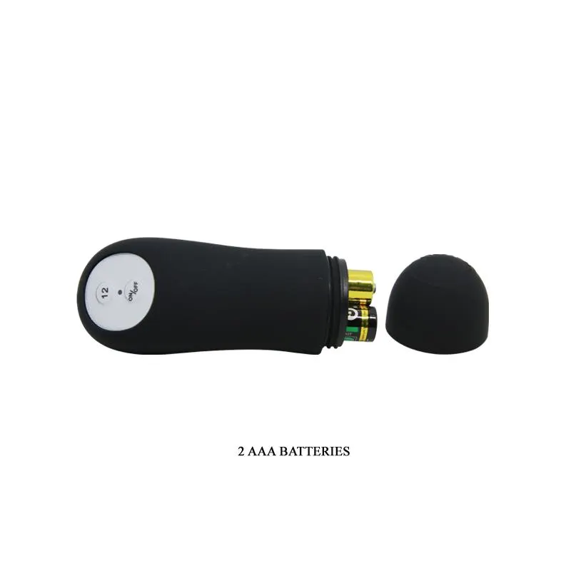 Vibrador Anal Burbujas Negro con Control Remo cl70 · PRETTYLOVE · Anal — Foto 7