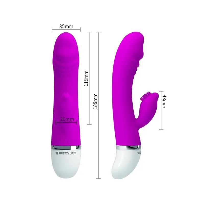 Vibrador David Color Púrpura · PRETTYLOVE · Vibradores — Foto 4
