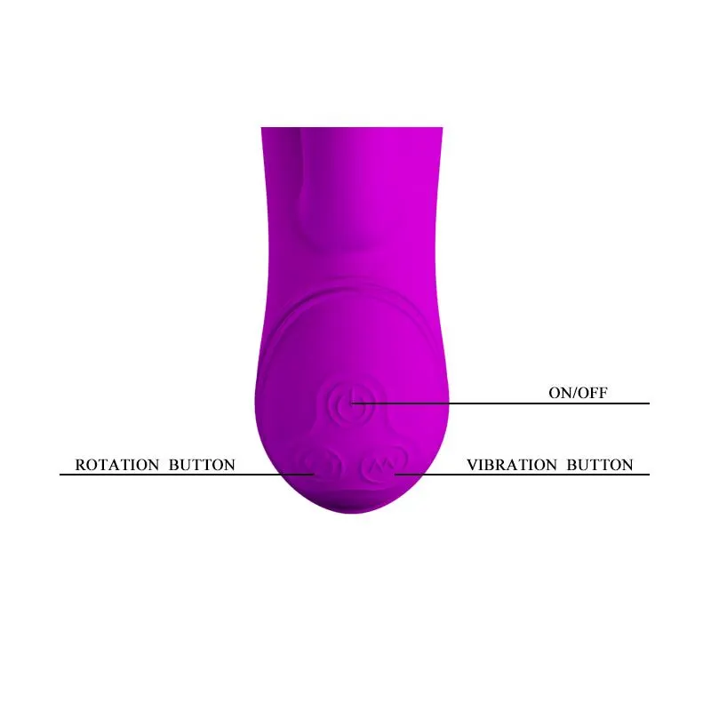 Vibrador Rotador Mystic Color Púrpura · PRETTYLOVE · Vibradores — Foto 5