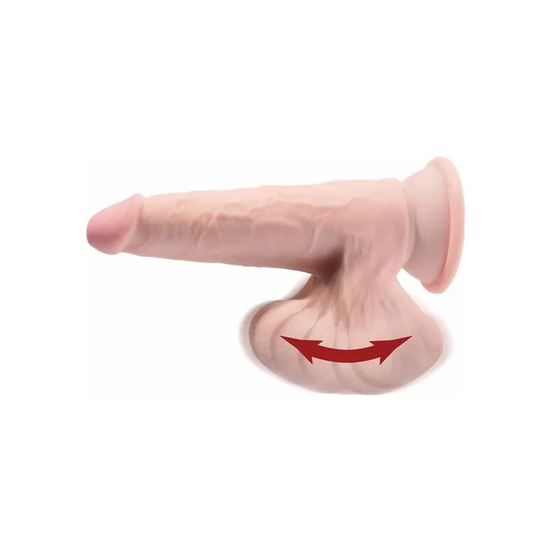 Dildo Triple Densidad Testiculos Oscilantes 8 · KING COCK · Dildos