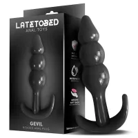 Gevil Plug Anal en Ancla Negro · LATETOBED · Anal