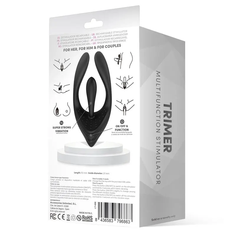 Trimer Estimulador 3 Motores Flexible USB Silicona · LATETOBED · Estimuladores de Clítoris — Foto 4