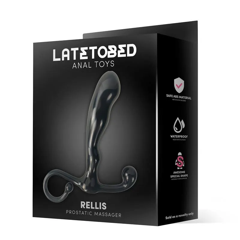 Rellis Estimulador Prostático Negro · LATETOBED · Anal — Foto 2