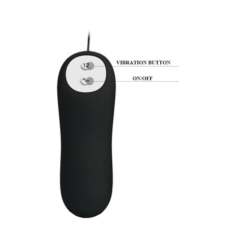 Plug Anal Negro Forma Ancla con Control Remoto · PRETTYLOVE · Anal — Foto 6