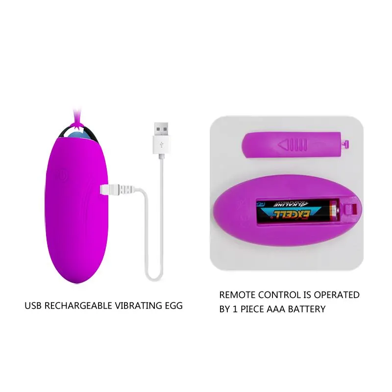 Huevo Vibrador Control Remoto Jenny · PRETTYLOVE · Huevos y Balas Vibradoras — photo 5