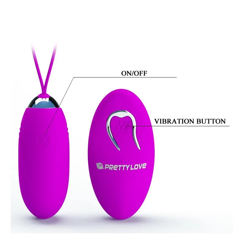 Huevo Vibrador Control Remoto Jenny · PRETTYLOVE · Huevos y Balas Vibradoras — photo 6