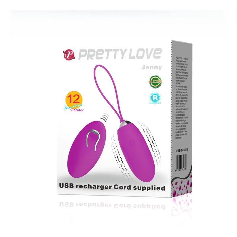 Huevo Vibrador Control Remoto Jenny · PRETTYLOVE · Huevos y Balas Vibradoras — photo 7