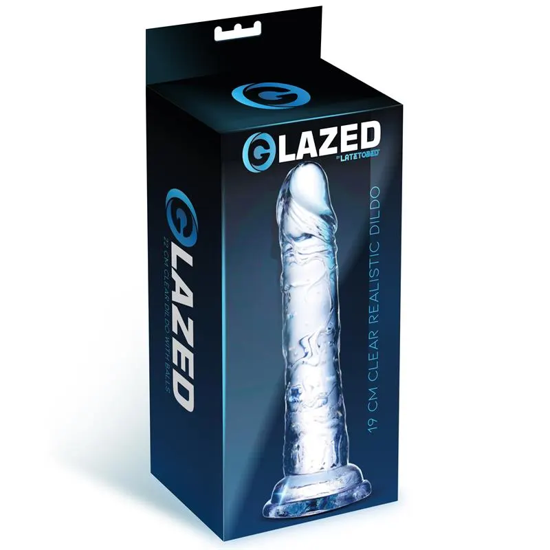 Dildo Realista Material Cristalino 19 cm · GLAZED · Dildos — Foto 2