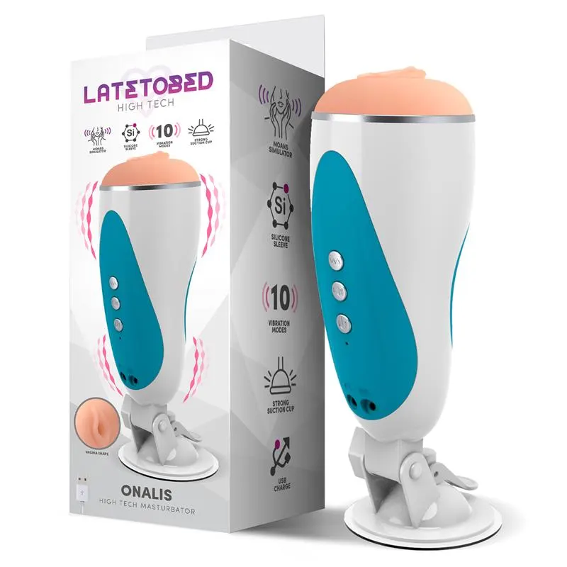 Onalis High Tech Masturbador Sistema Gemidos y Vibración Vagina USB · LATETOBED · Masturbadores Él