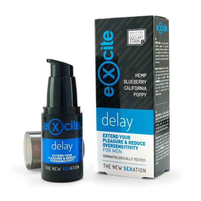 Gel Retardante Man Delay 15 ml · EXCITE · Potenciadores y Retardantes