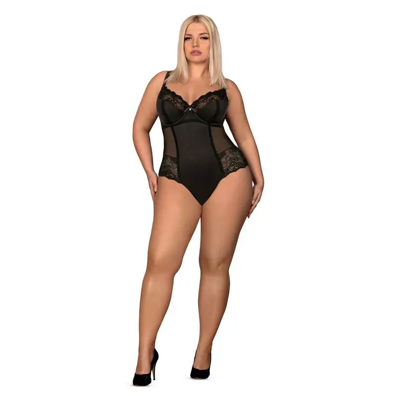 Amallie Bodysuit con Encaje Negro · S/M · OBSESSIVE · Conjuntos y Bodies — photo 3