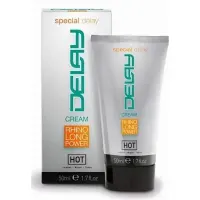 Hot Delay Cream Crema Retardante 50 ml · HOT · Potenciadores y Retardantes