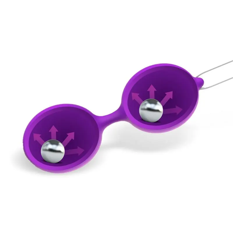 Misha Bola de Kegel Doble Silicona Púrpura · LATETOBED · Accesorios y Sets — Foto 5