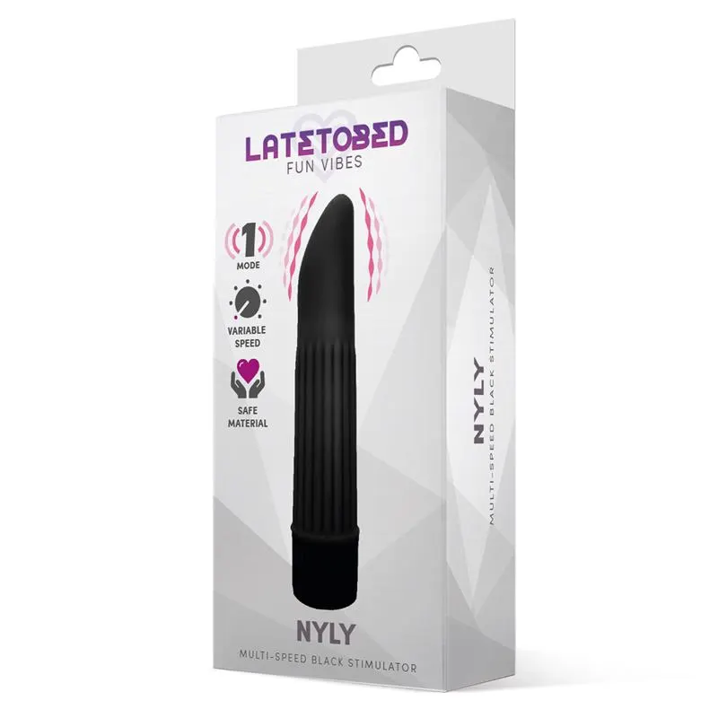 Nyly Estimulador Multi-Velocidad Negro · LATETOBED · Estimuladores de Clítoris — Foto 2