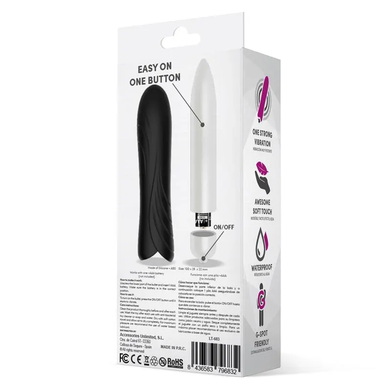 Bilie Bala Vibradora Easy Quick Silicona Negro · LATETOBED · Huevos y Balas Vibradoras — photo 3