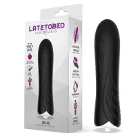 Bilie Bala Vibradora Easy Quick Silicona Negro · LATETOBED · Huevos y Balas Vibradoras