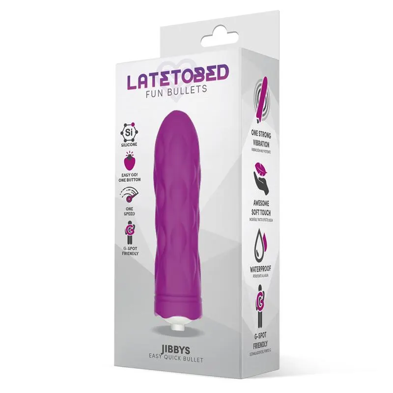 Jibbys Bala Vibradora Easy Quick Silicona Purple · LATETOBED · Huevos y Balas Vibradoras — photo 2