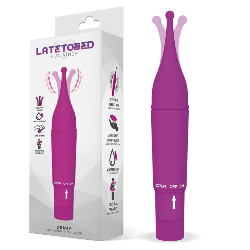 Drimy Estimulador Easy Quick Silicona Púrpura · LATETOBED · Estimuladores de Clítoris