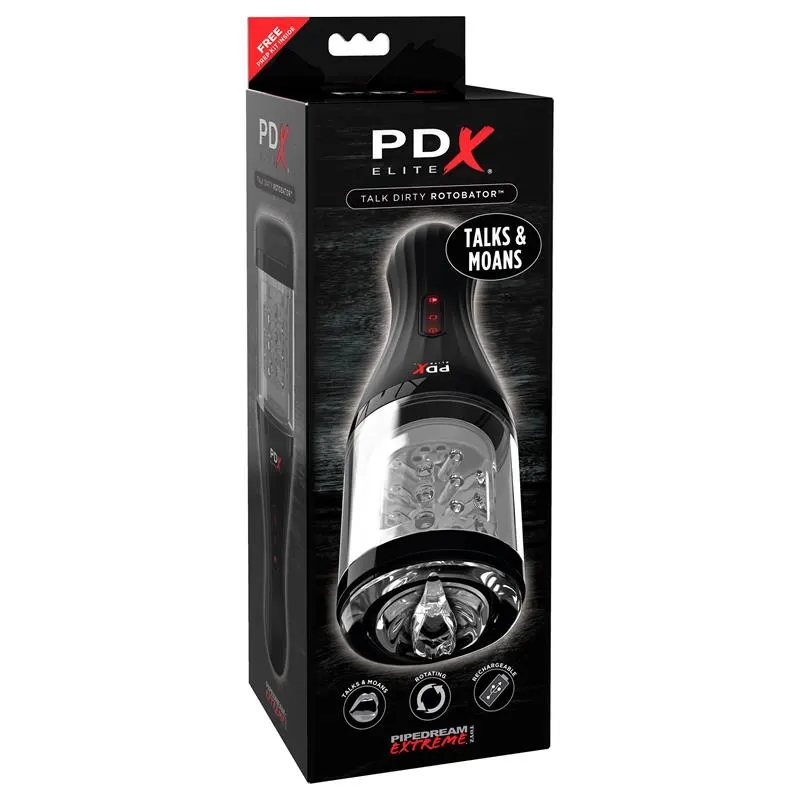 Masturbador Talk Dirty Rotobator con Función de Voz · PDX ELITE · Masturbadores Él — photo 2