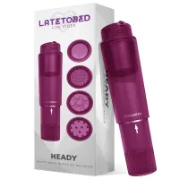 Heady Estimulador con 4 Cabezales Púrpura · LATETOBED · Estimuladores de Clítoris