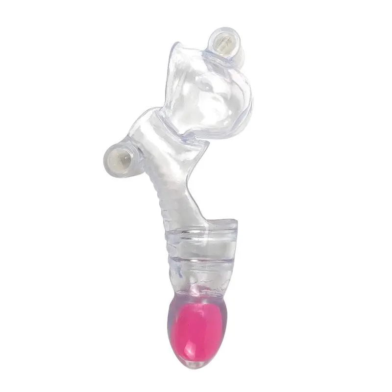 Funda para el Pene y Testículos 3 Balas Vibradoras Transparente · A-GUSTO · Anillos para el Pene — Foto 2