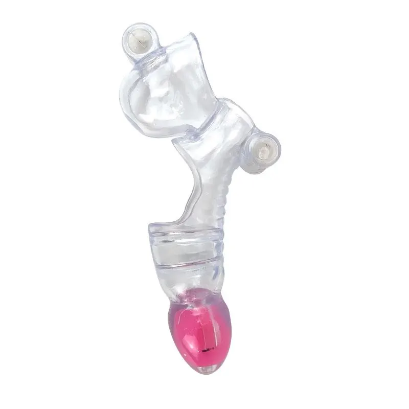 Funda para el Pene y Testículos 3 Balas Vibradoras Transparente · A-GUSTO · Anillos para el Pene — Foto 5