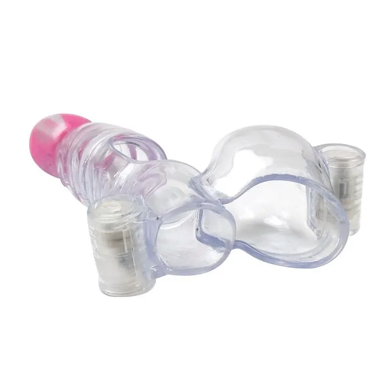 Funda para el Pene y Testículos 3 Balas Vibradoras Transparente · A-GUSTO · Anillos para el Pene — Foto 6