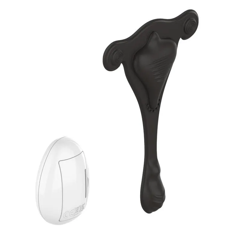Estimulador de Braguita con Control Remoto USB Negro · A-GUSTO · Estimuladores de Clítoris — Foto 4