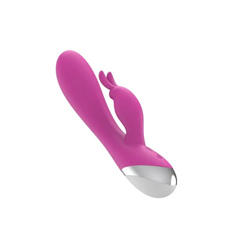 VIbrador Dual USB Silicona Rosa · A-GUSTO · Vibradores — photo 5