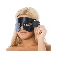 Antifaz con Anteojeras Desmontables Cuero Ajustable · BONDAGE PLAY · Máscaras, Antifaces y Mordazas