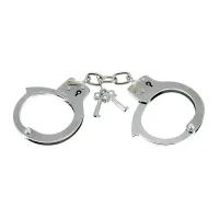 Esposas de Acero Niquelado Ajustables · BONDAGE PLAY · Esposas y Ataduras