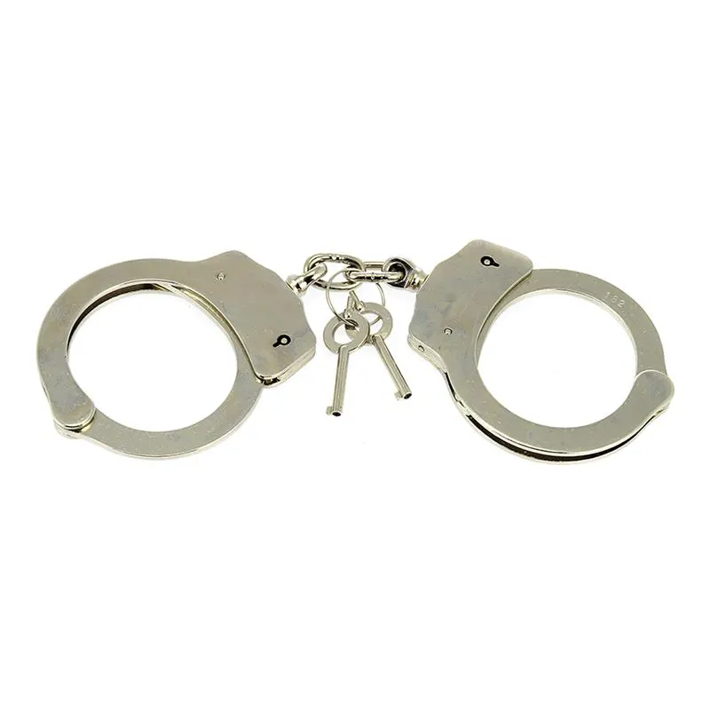 Esposas de Acero Niquelado Ajustables · BONDAGE PLAY · Esposas y Ataduras