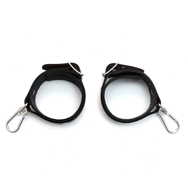 Esposas de Cuero con Ganchos de Carabina (ref. R7615) · BONDAGE PLAY · BONDAGE PLAY · Esposas y Ataduras — Foto 2