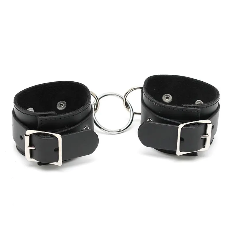 Esposas Ajustables de Cuero · BONDAGE PLAY · Esposas y Ataduras — Foto 2