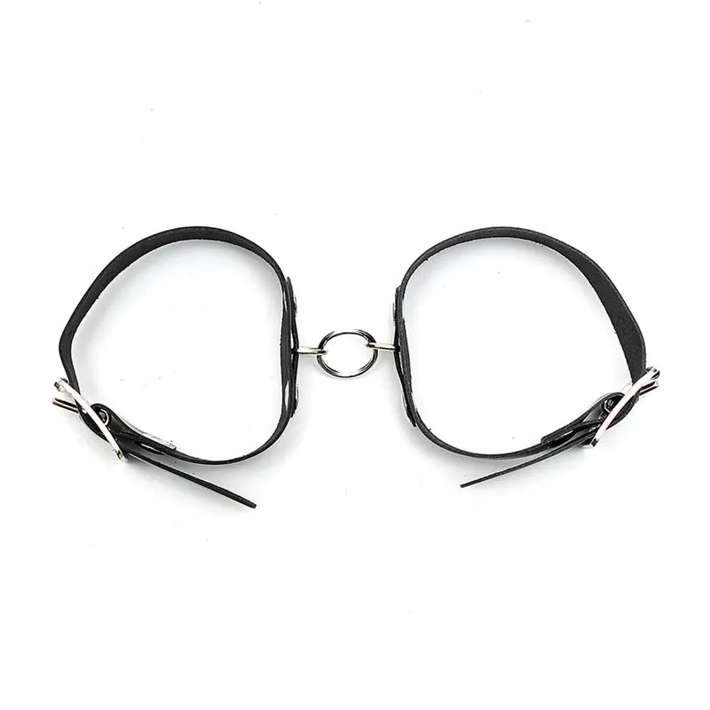 Esposas de Cuero Ajustables con Hebillas (ref. R7634) · BONDAGE PLAY · BONDAGE PLAY · Esposas y Ataduras — Foto 3