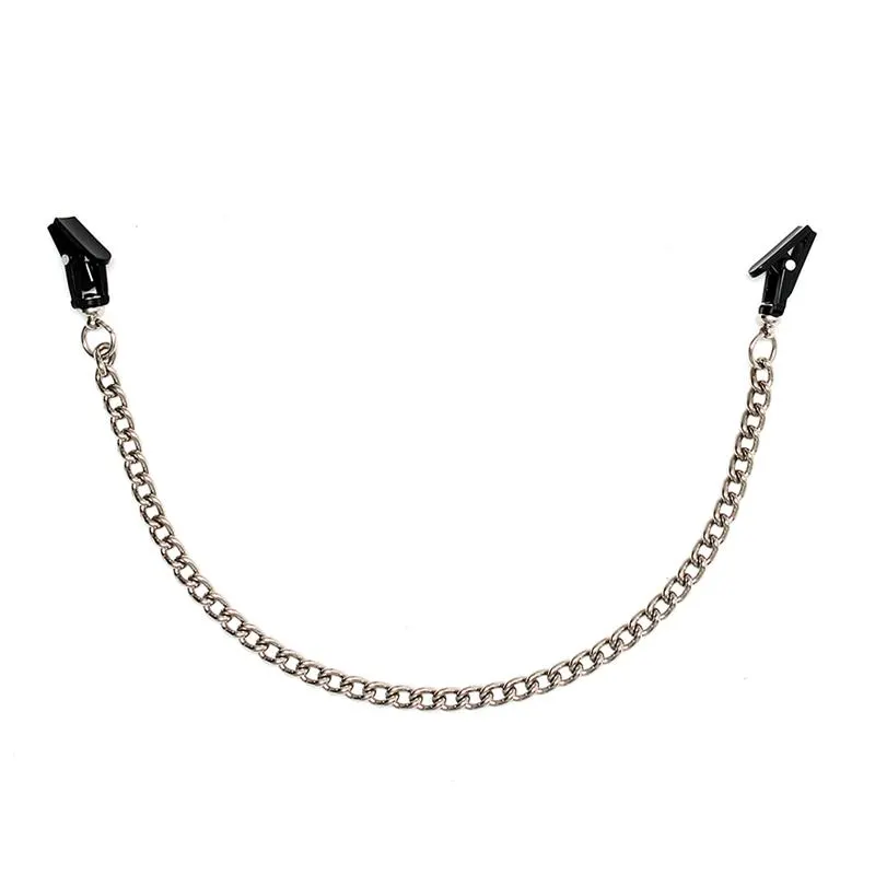 Pinzas para Pezones con Cadena · BONDAGE PLAY · Pinzas y Pezoneras